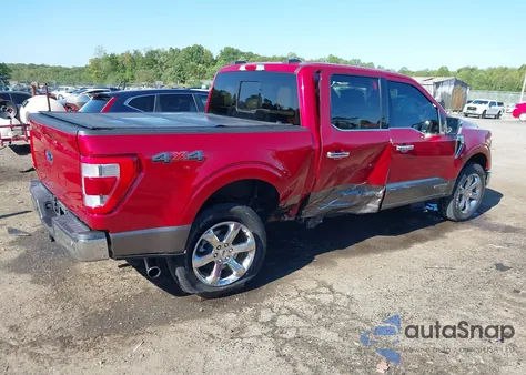 2021 Ford F-150 Lariat z USA, uszkodzony, nr VIN 1FTFW1ED5MFA94101